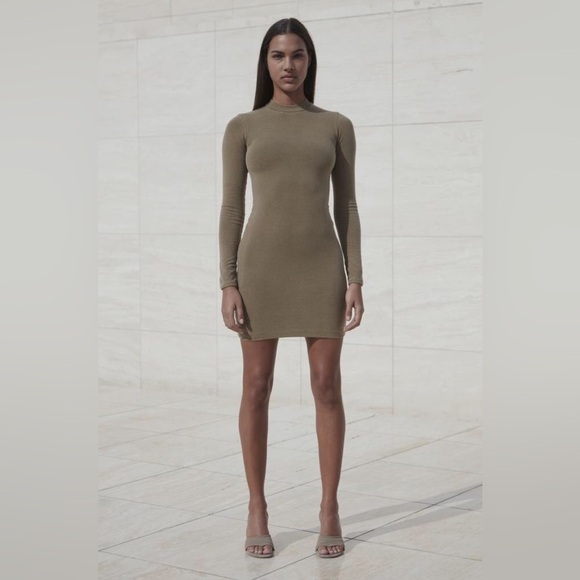 YEEZY Season 6 Crewneck Mini Dress XS - Picture 3 of 3